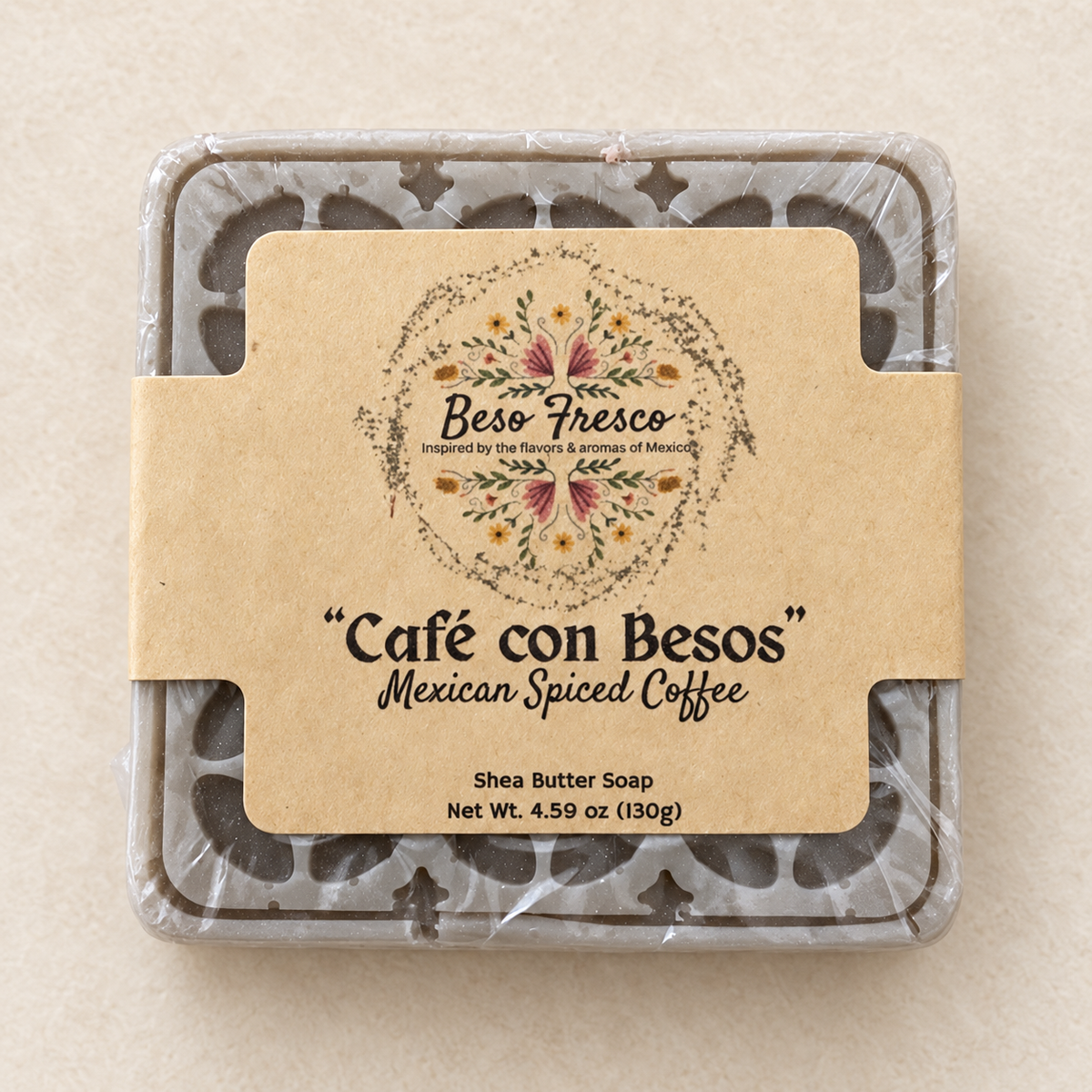 Café con Besos- Mexican Spiced Coffee Shea Butter Soap
